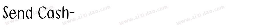 Send Cash字体转换